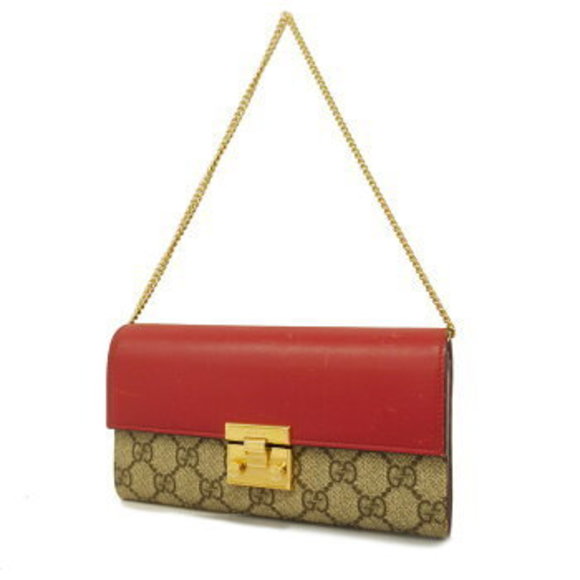 Gucci GG Supreme Shoulder Wallet - Picture 1 of 16